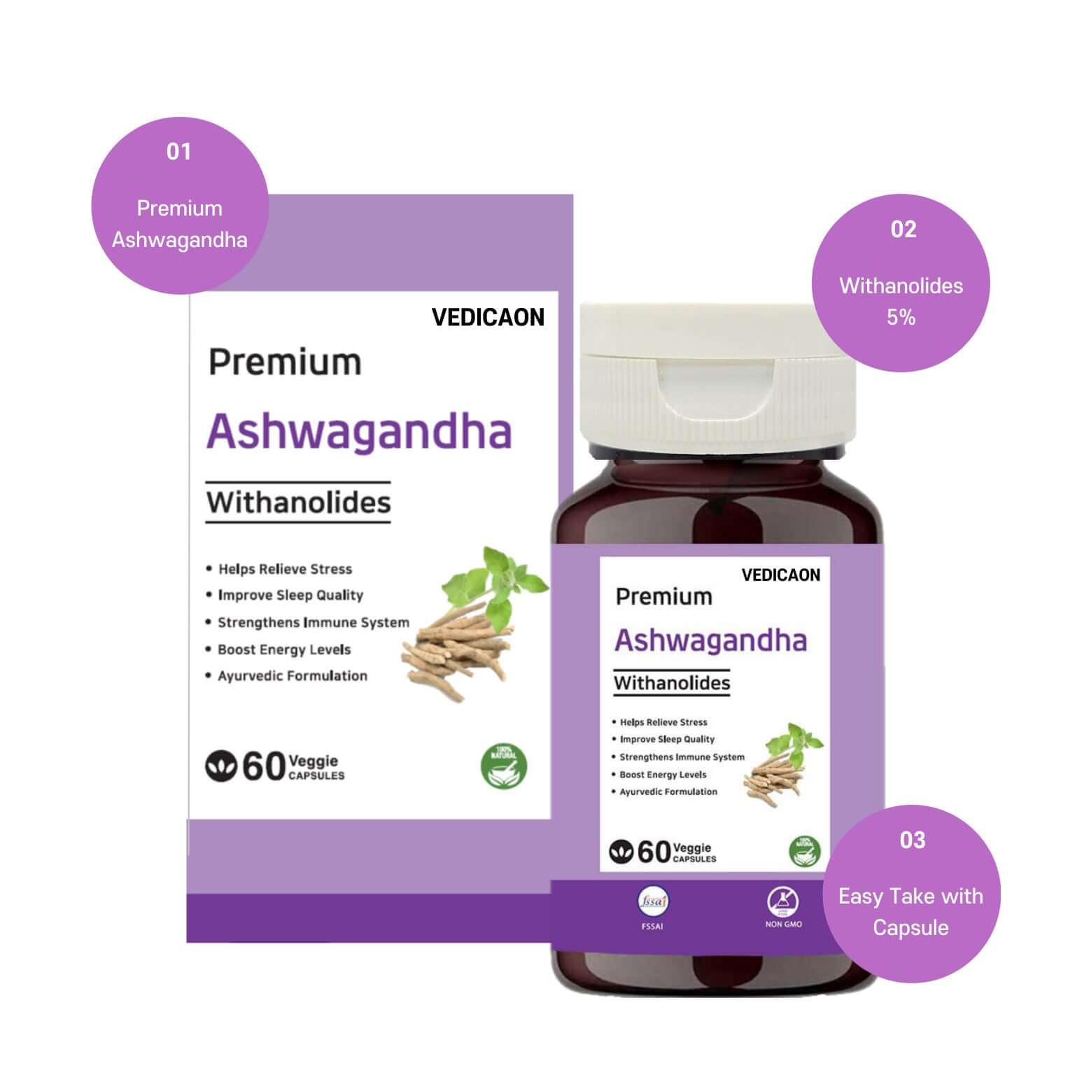 Vedicaon  Ashwagandha Withanolides