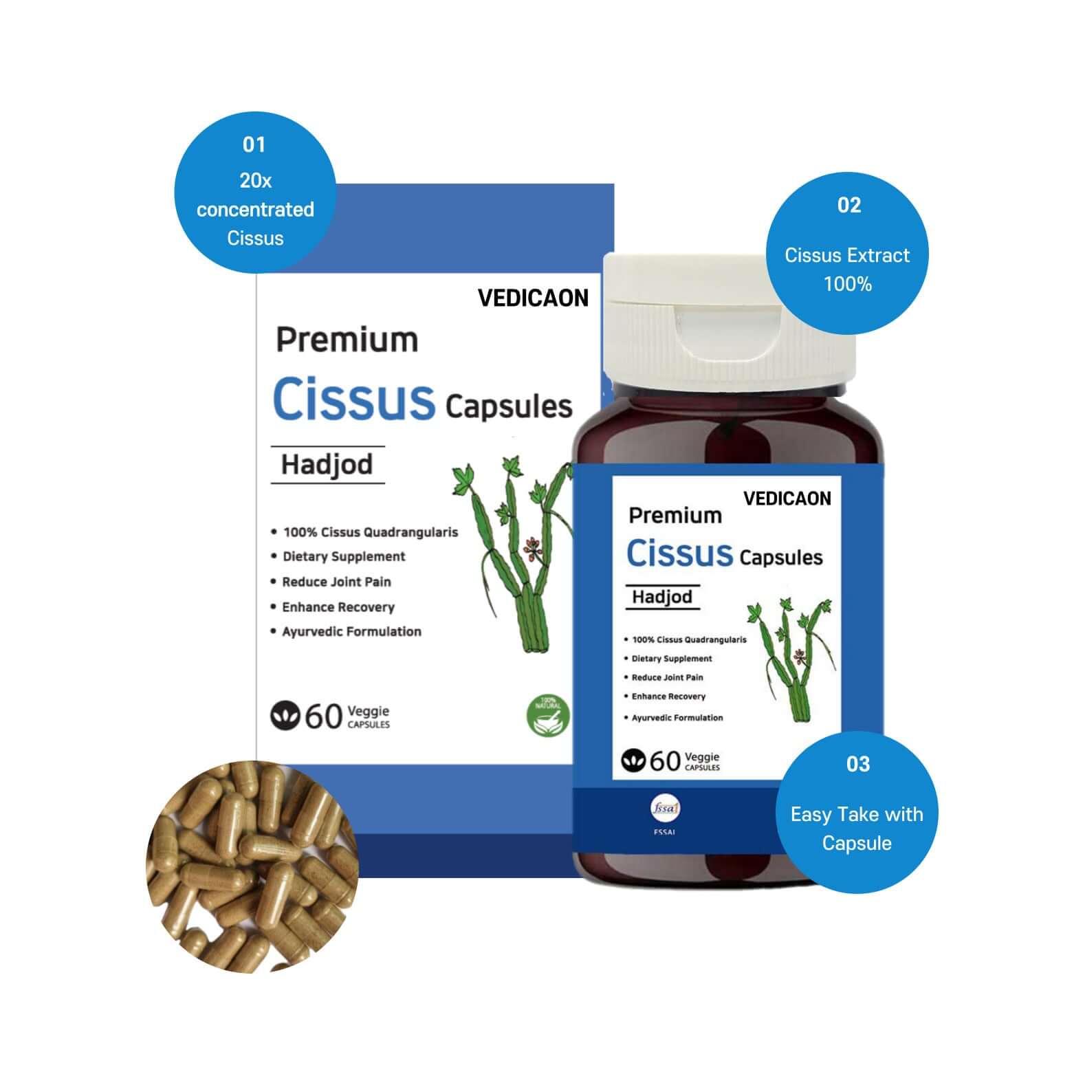 vedicaon cissus hadjod 